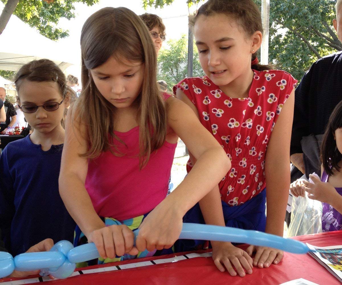 HAKACC 200 Stück Modellierballons mit professioneller Luftpumpe, Bunte Magic Luftballons für Hochzeit Geburtstage Party zur Deko