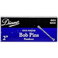 Diane Bobby Pins, 2" Black, 1 Lb. (Approximately 600 Pins)
