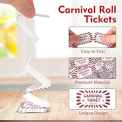 1000 Pieces Carnival Roll Tickets Raffle Tickets
