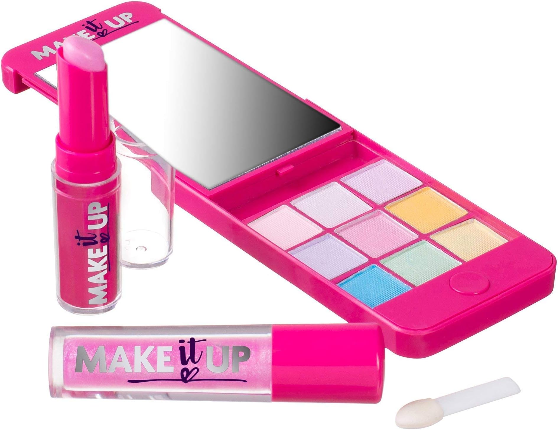 Girls Makeup Super Chic Compact iPhone Makeup Palette with Mirror (myPhone Makeup Compact)