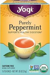 Yogi Purely Peppermint Tea 16BAGS NET WT 0.85OZ (24G)
