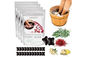 YAIOUTIY 40PC Detoxingherbs Cleansing Foot Soak Beads,Herbal Detox&Shaping Cleansing Foot Soak Beads.