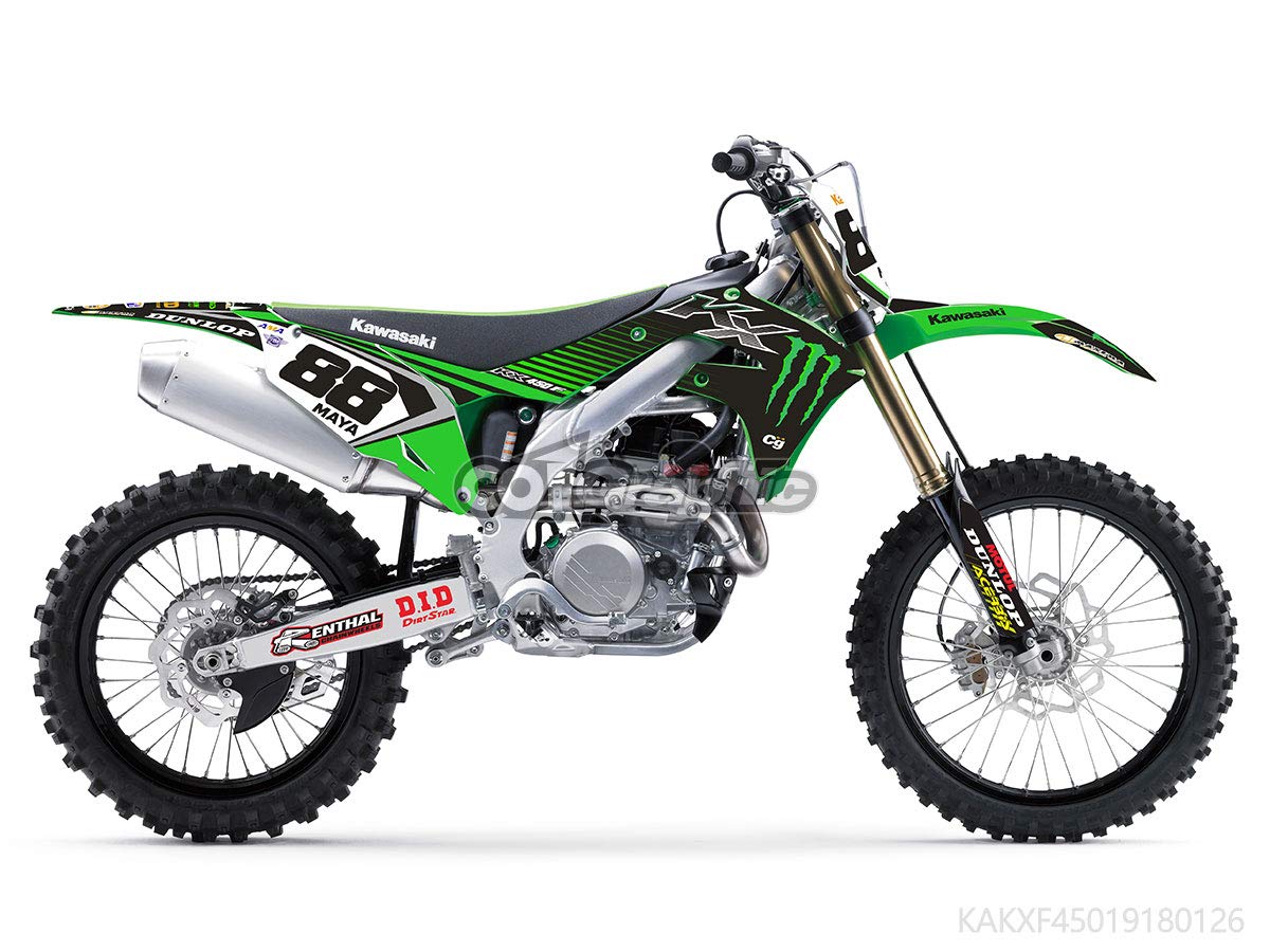 Enjoy 50 Off Graphics Decals Stickers Full Kit For Kawasaki Kx450f Kxf450 19 Factory Direct Www Seahorsesailingschool Com