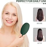 UseeShine Hair Brush Set Anti Static Detangler Paddle Oval Green view 6