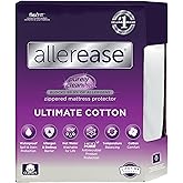 AllerEase Ultimate Allergy Protection and Comfort Zippered Mattress Protector, Twin