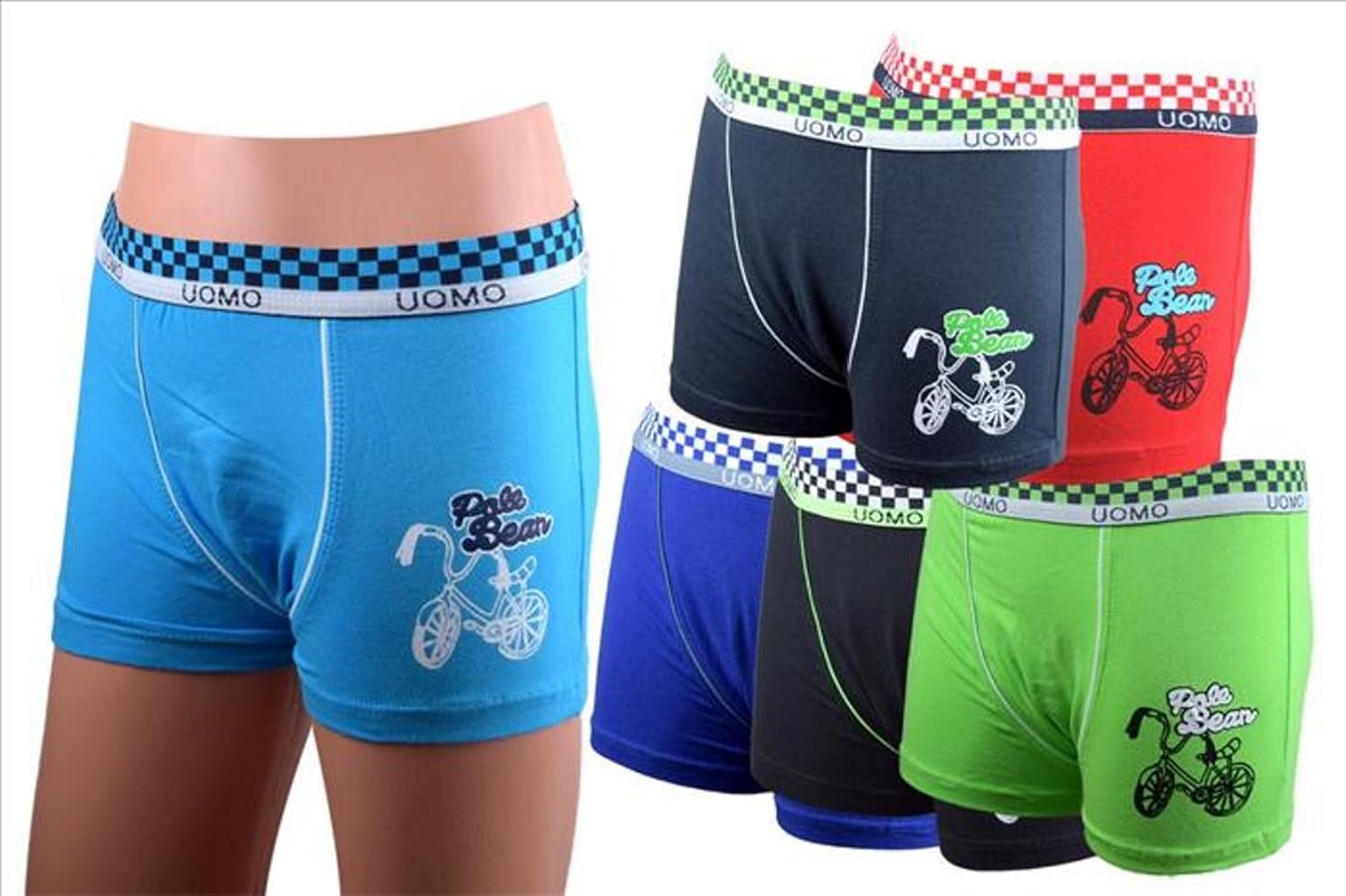 BestSale247 Kinder Boxershorts 6-12 Stück - Baumwoll-Unterwäsche Für Jungen, Größen 92-178