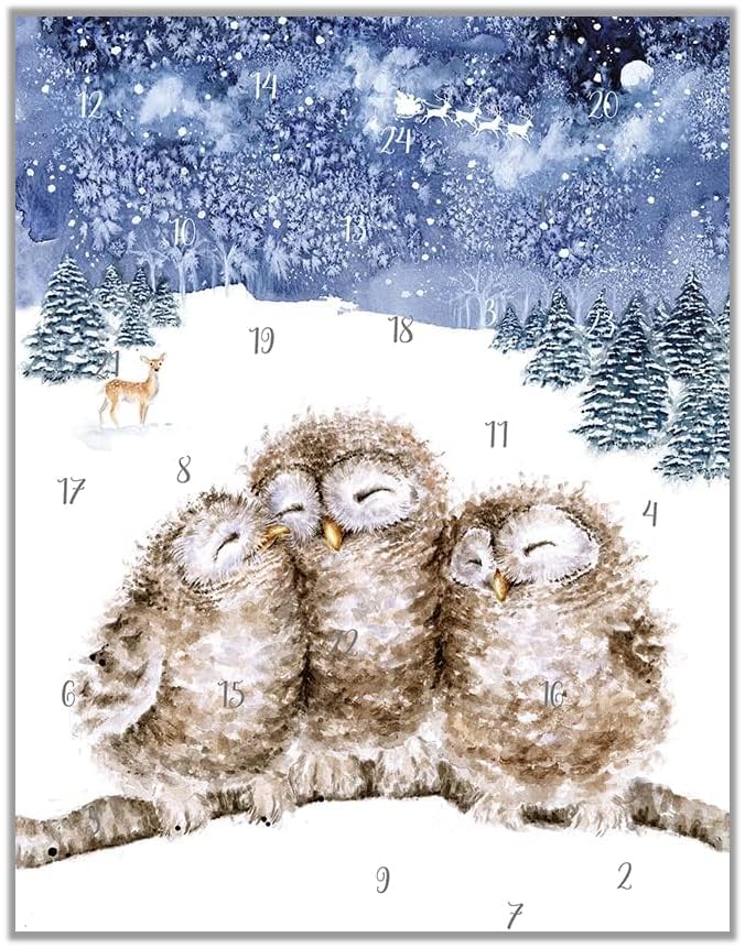 Wrendale Designs by Hannah Dale - Three Wise Men - Advent Calendar - 210mm by 297mm