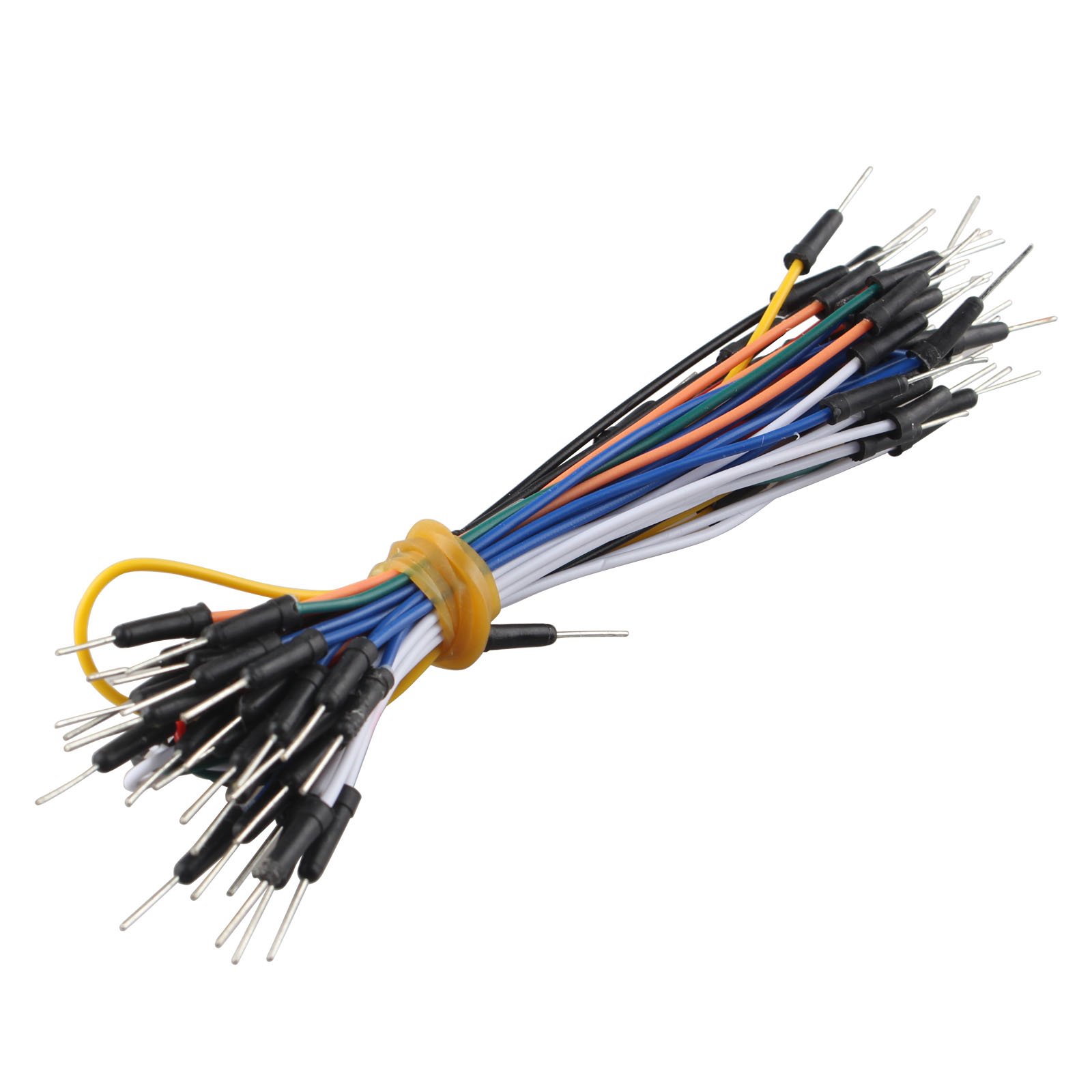HALJIA Solderless Flexible Breadboard Jumper Wires M/M Package 65pcs Compatible with Arduino Raspberry Pi DIY Etc