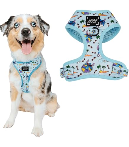 thumbnail image 2 of Sassy Woof Powerpuff Girls Dog Harness - Adjustable No-Pull Design With 2 D-Rings For Small Dogs (Size S) 2 of 12