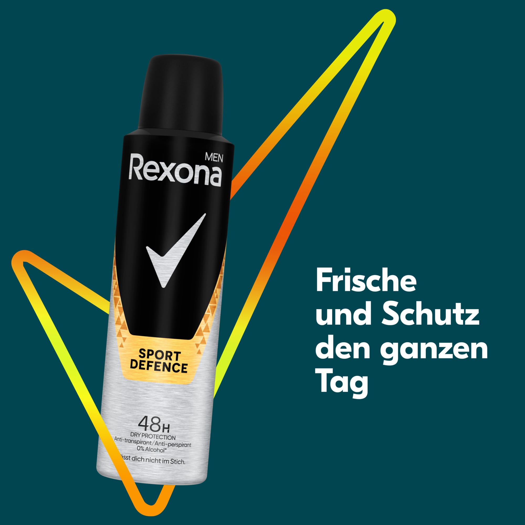 Rexona Men Anti Transpirant Spray Sport Defence Deospray mit 48 Stunden Schutz gegen Körpergeruch und Achselnässe mit Anti-Transpirant-Technologie 6x 150 ml 5
