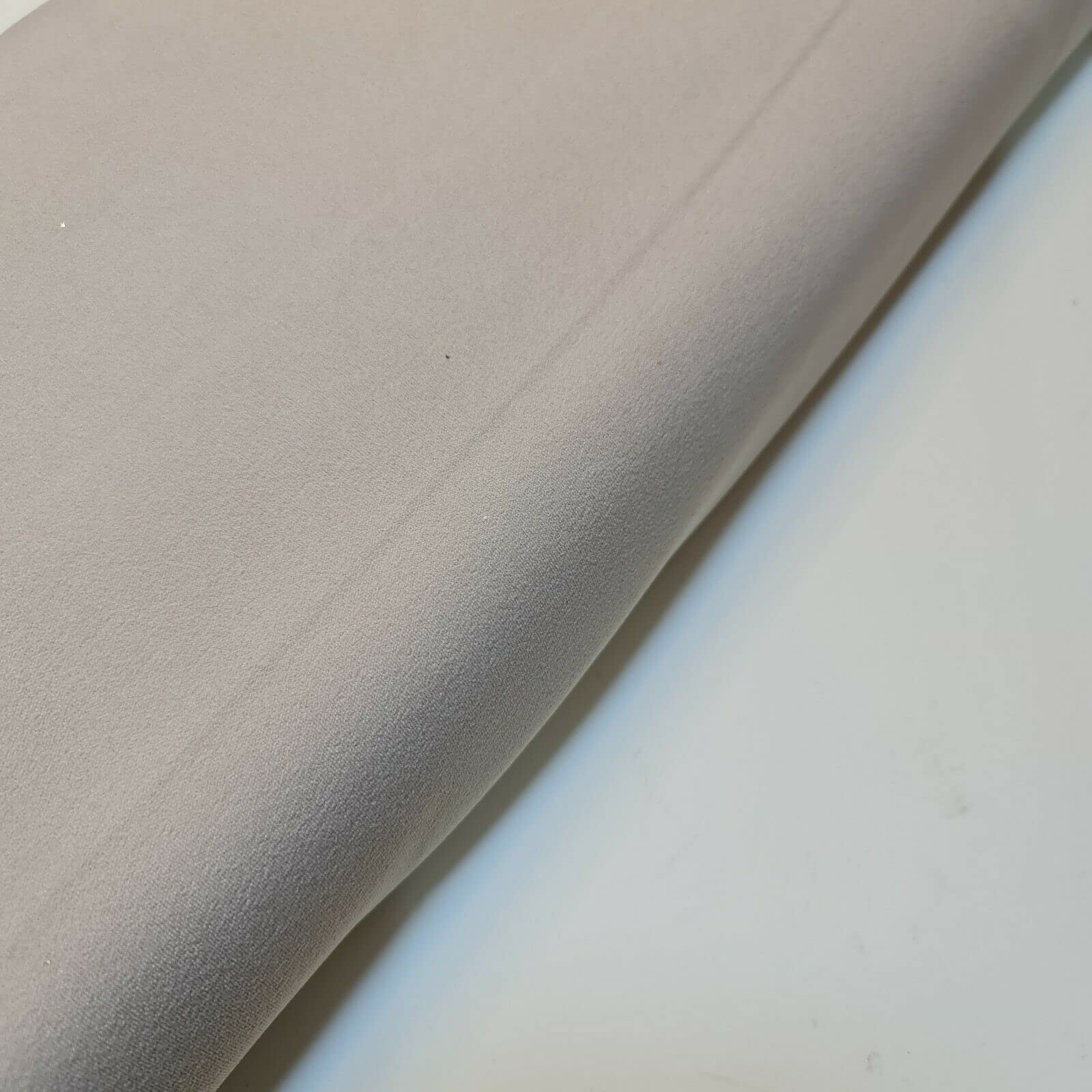 Plain Scuba/Crepe Jersey Stretch Spandex Dress Fabric Material 58" Wide (Light Grey)