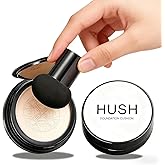 Hush Foundation for Mature Skin – Mushroom Head Air Cushion CC Cream BB Foundation, Warm Natural Shade for Light to Medium Complexions, Long-Lasting Full Coverage Makeup Concealer
