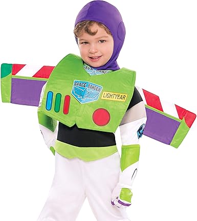 Amazon.com: Party City Toy Story Buzz Lightyear Kit de accesorios para niños, talla única, incluye alas y guantes: Clothing
