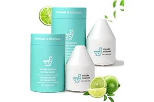 Anwezen Automated Toilet Bowl Cleaner, Pro 10 Years Toilet Bowl Cleaners, Automatic Long-Lasting Cleane Fresh Scent, Water Treatment Gel Kit, No Scrubbing Required, Easy to Use (2pcs)