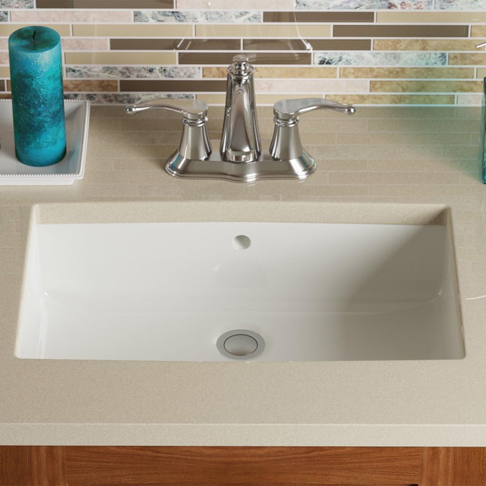 Chrome Pop Up Drain U1812 Bisque Undermount Porcelain Bathroom Sink Ensemble Bathroom Fixtures Tools Home Improvement Deesidecan Org Uk