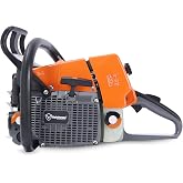 Holzfforma 76.5cc G466 4.4KW Gasoline Chain Saw Power Head Orange Drak Grey are Compatible with MS460 046 Chainsaw