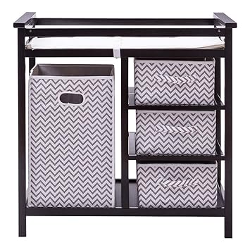 dark brown changing table