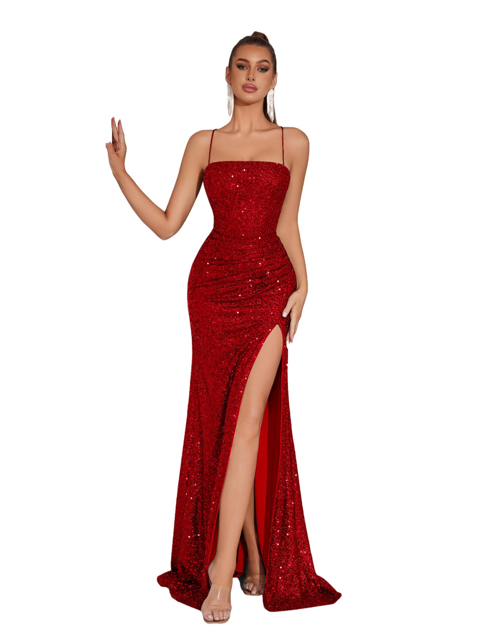 ADYCE Elegant Evening Dress Women Party Long Formal