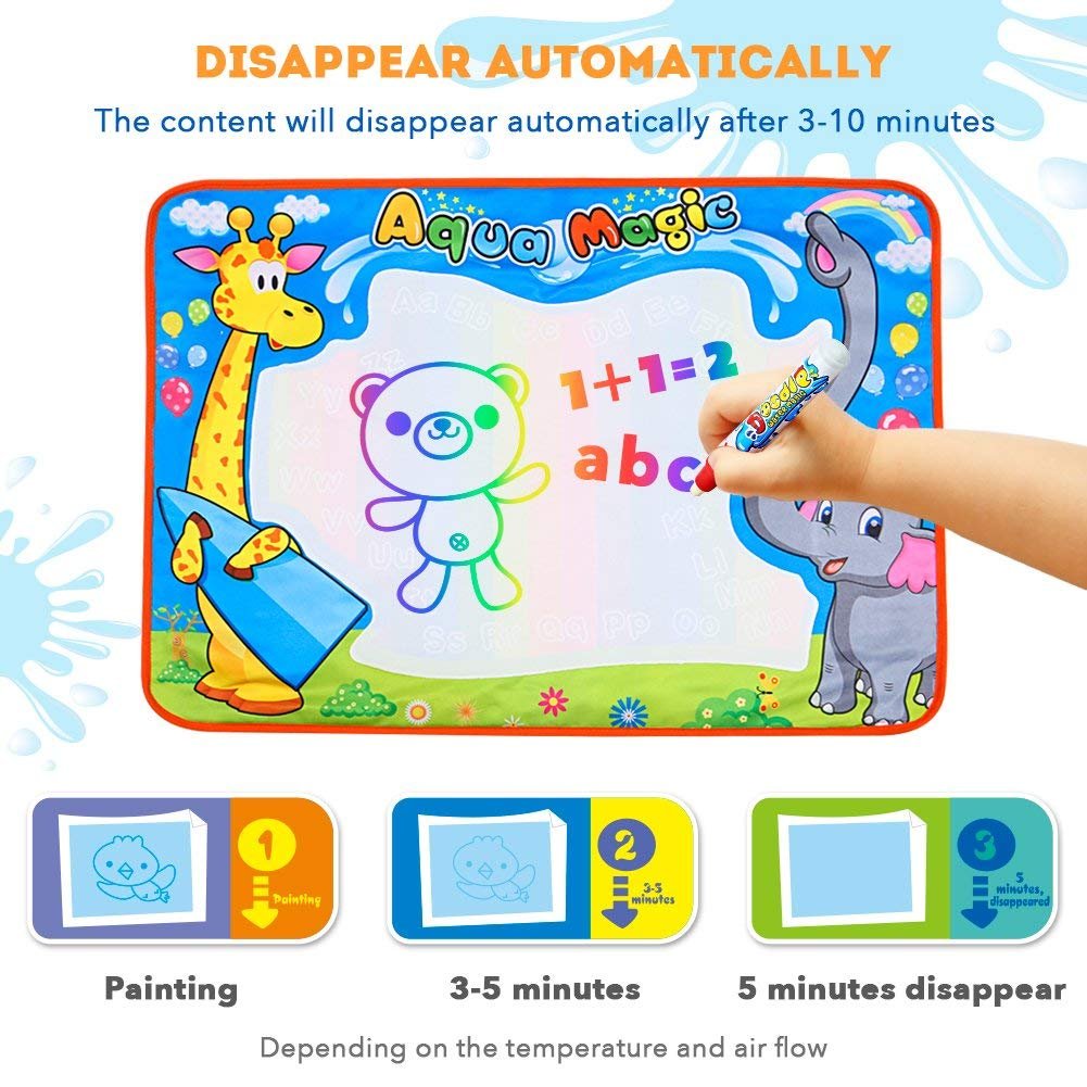 Toyk AquaDoodle Drawing Mat Kids Painting Writing Doodle Board Toy
