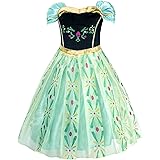 Xinfenglai Green Girls Cosplay Dance Dress Princess Costume