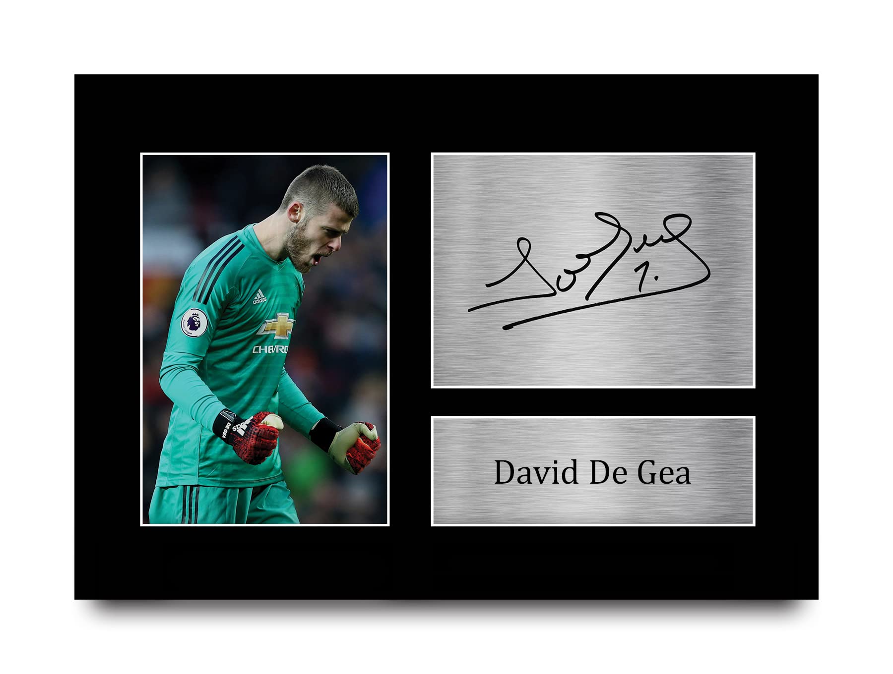 HWC Trading David De Gea Gift Signed A4 Printed Autograph Gifts Print Photo Picture Display