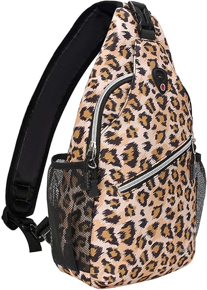animal print sling bag