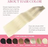 GOO GOO Tape in Hair Extensions 22in 50g 20pcs Real Remy Balayage Ash to view 7