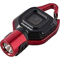Streamlight 73301 Pocket Mate 325-Lumen Keychain/Clip-on USB Rechargeable Flashlight, Red
