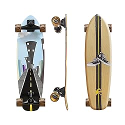 Abrazo 33x9.5 Pro Cruiser Skateboard for Kids Teens
