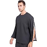 Fleece Snap On Off Post Shoulder Surgery Shirts Men