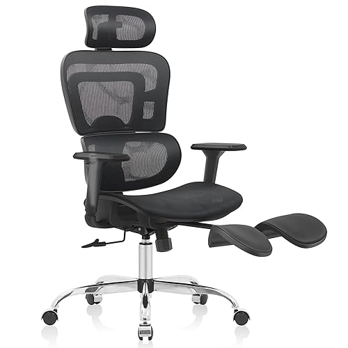 Computer Chair Gaming Chair With Leg Support Ergonomic Office