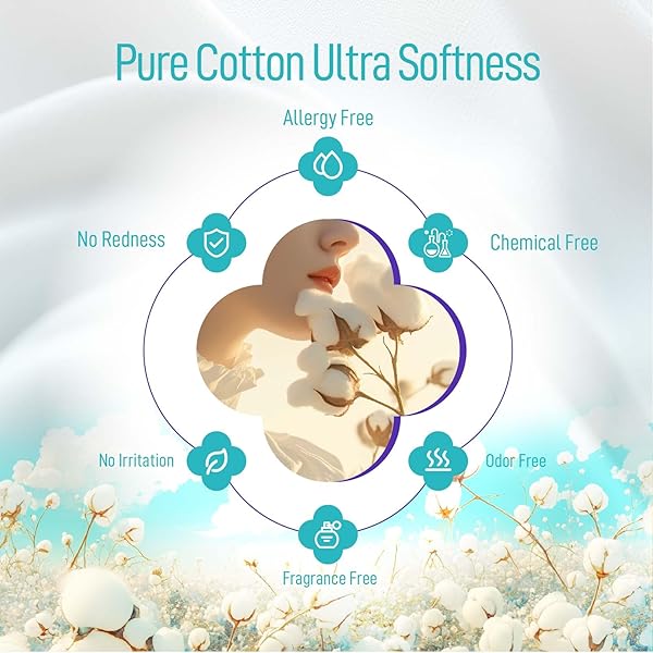 PURESOFTNESS LUXURIOUSLY SOFT DISPOSABLE FACE TOWEL, 100% COTTON, EXTRA LARGE 12″ X 10″ ULTRA SOFT DRY WIPE FOR FACE WASH, MAKEUP REMOVER, BIO-BASED TOWELETTE FOR SENSITIVE SKIN 80 COUNT (1 PACK)