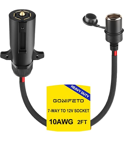 7 pin to cigarette lighter adapter Amazon.com: Tow Ready 118019 Wiring Adapter, 7-Way to Cigarette Lighter Plug,  Does Not Work With 2015 Or Newer Ford Models : Automotive