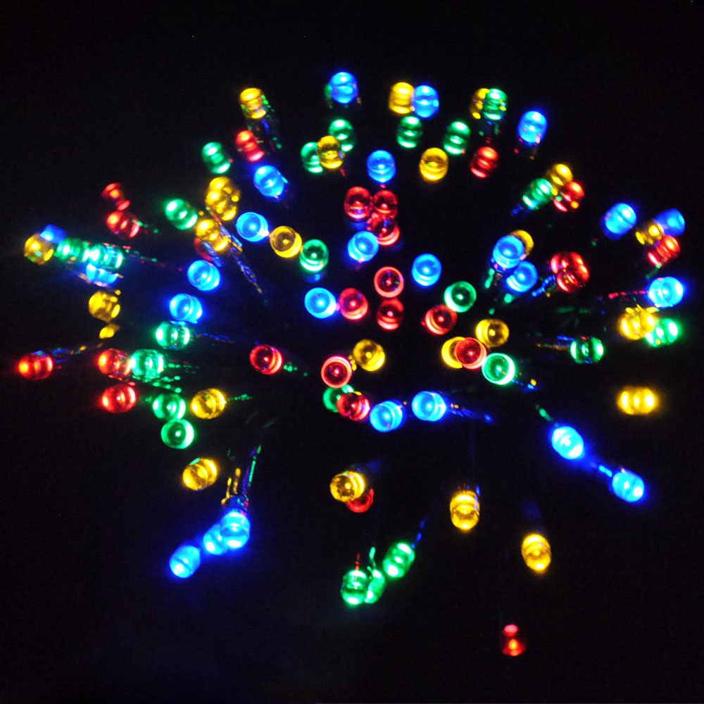 LightsGo Kids Safe Low Voltage Waterproof Outdoor Indoor Christmas Tree LED Fairy Lights Multi-colour 300 LEDs 30 Metres with Extra Long Cable - 8/16H Timer, 8 Modes, Memory