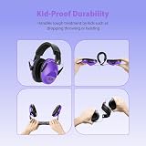 Dr.meter Ear Defenders Children Noise Cancelling Headphones 27.4 dB Purple view 6