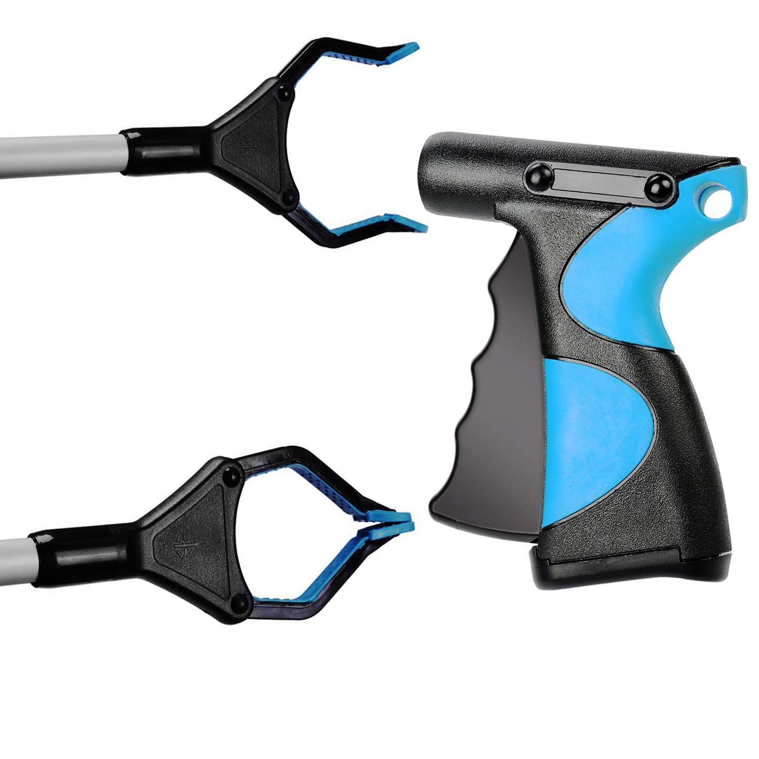 Adusa Reacher Grabber Pick up Tool, 32" Foldable Lightweight Long Duty Mobility Aid, Grabber Tool for Elderly, Claw Trash Garbage Picker - 2 Pack: Industrial & Scientific