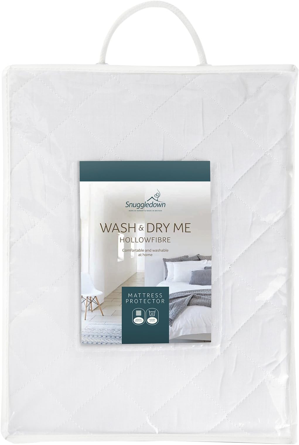 Snuggledown Wash and Dry Me Mattress Protector, Double