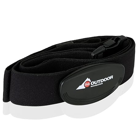 Falk ANT+ Herzfrequenzmesser Brustgurt für Garmin Edge/eTrex/Forerunner/Fenix/Monterra/Oregon/Rino/Vector/VIRB/Vivoactive/Viv