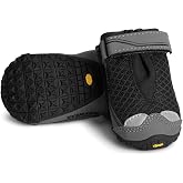 Ruffwear, Grip Trex Dog Shoes - 2 Count, Obsidian Black, 2.00" | 2 Shoes (1 pair) Non-Slip Boots for Hot Pavement &amp; Snow, Weatherproof Paw Protection with Breathable Mesh, Rugged Hiking Sole