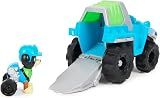 Paw Patrol Rex Din o Rescue Vehicle Toy Truck with Collectible Figure 3+ view 3