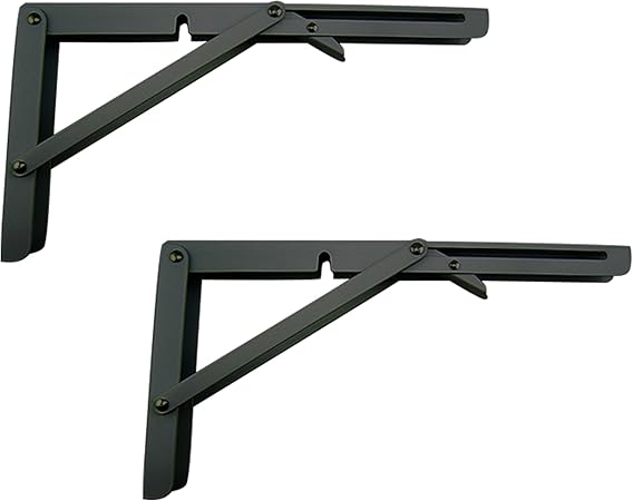 Amazon Com Mechwares Folding Bracket For Shelves Tables Long