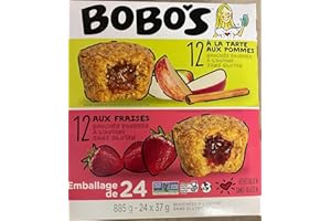 Bobo's Gluten-Free Oat Bites, 12 Strawberry & 12 Apple Pie Flavour Stuff'd Oat Bites - 24 x 37g / 885g