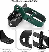 Jttxiu Fence Wire Tensioner 90mm 10Pcs Galvanized Steel Green view 4