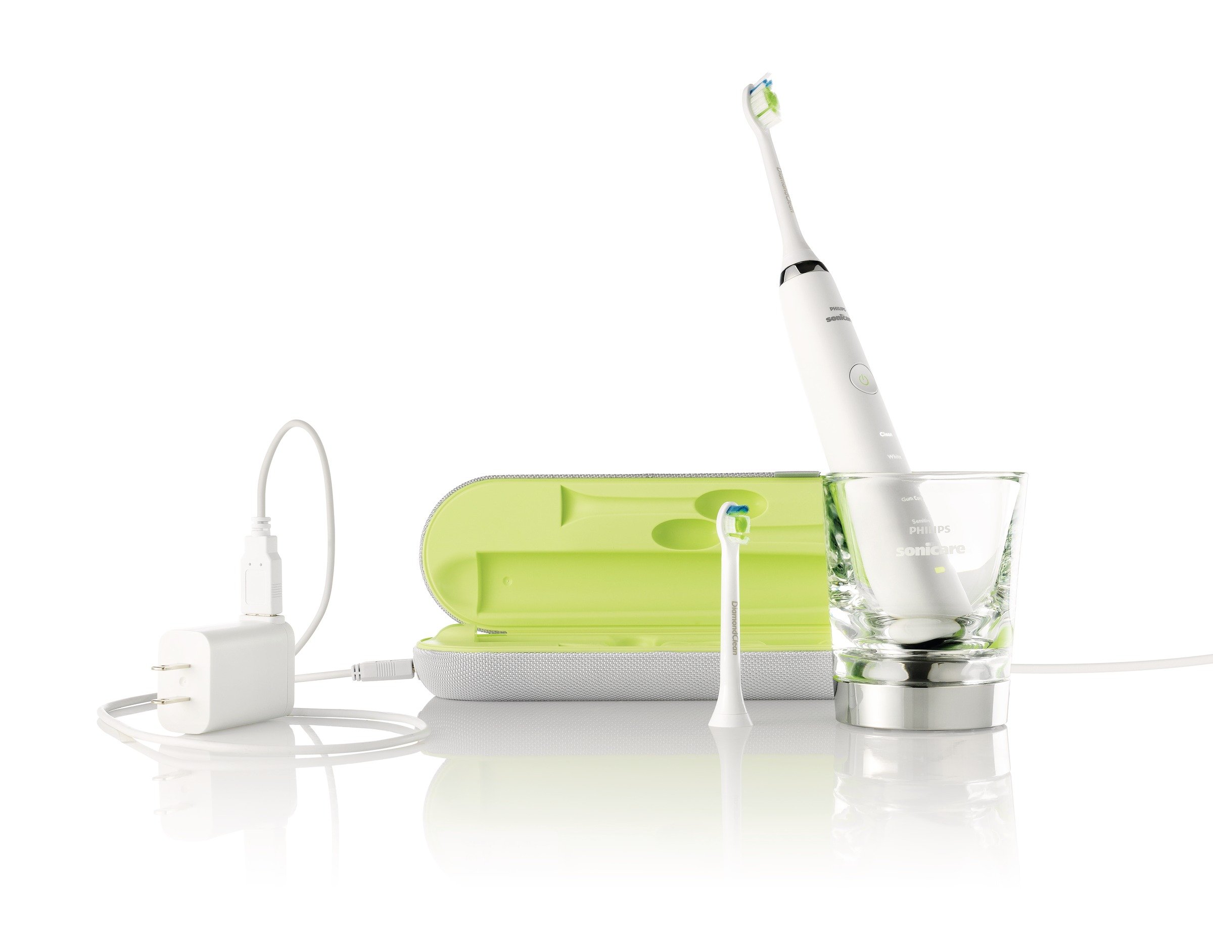 Philips Sonicare DiamondClean rechargeable electric toothbrush, White Edition, HX9332