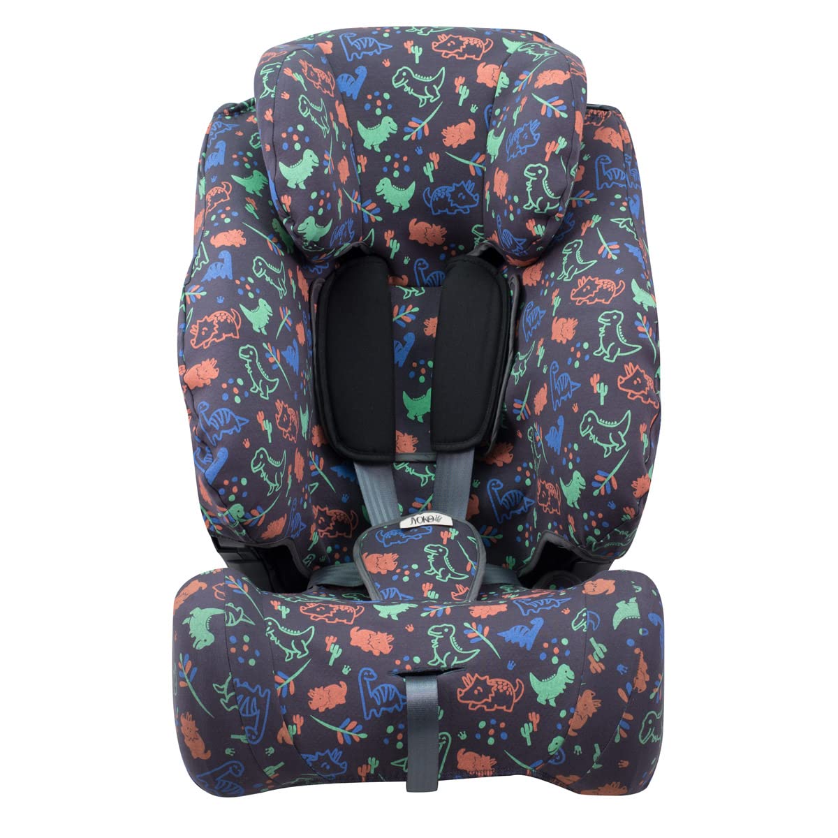 JYOKO KIDS Cover liner for car seat Compatible with Klippan Century and Triofix (Happy Dino, KLIPPAN CENTURY)