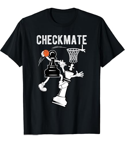 Amazon.com: Checkmate T-Shirt, Men's Big and Tall, Asphalt Grey