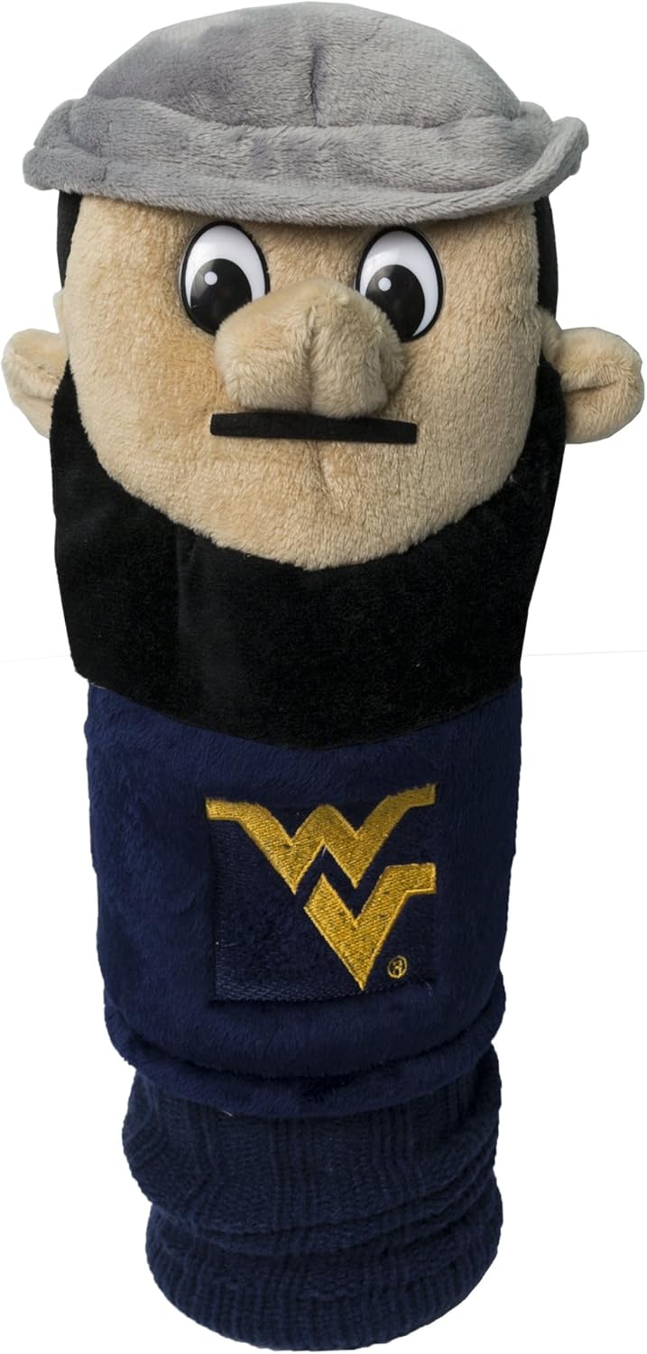 Team Golf NCAA West Virginia Mountaineers Mascot Golf Club Headcover, Fits most Oversized Drivers, Extra Long Sock for Shaft Protection, Officially Licensed Product : Sports Fan Golf Club Head Covers : Sports & Outdoors