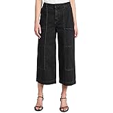 Vince Women's Mid Rise Utility Crop Wide Pants