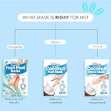 7th Heaven Coconut Hand Masks 3pk - Vegan Skincare Gloves for Dry Rough Chapped view 6