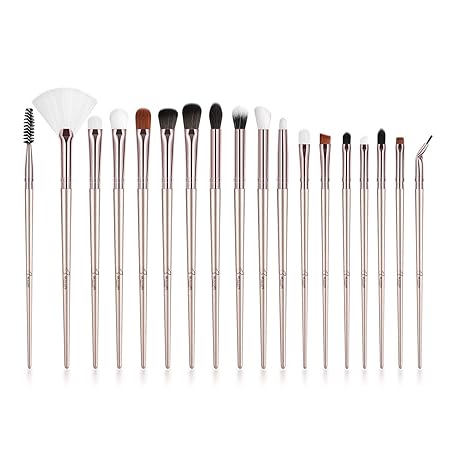 BESTOPE 18 Stück Pinselset Hochwertiger Augenpinsel Pinselset Kosmetik Lidschattenpinsel Make Up Pinsel Set Beauty Tools Prem